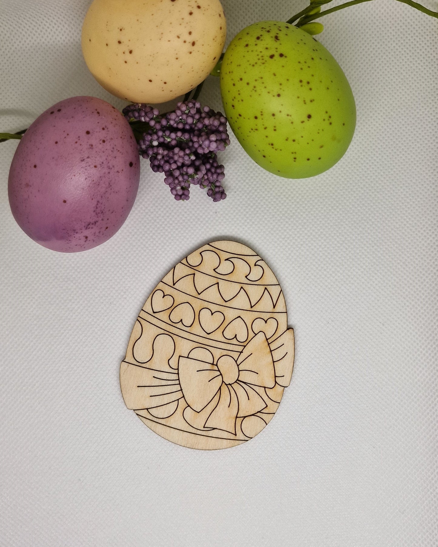 blank lemn ou de paste cu funda si inimioare