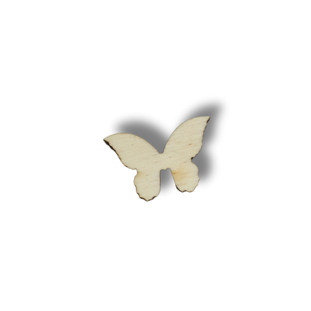 Baza blank din lemn pentru mărțișor - fluture