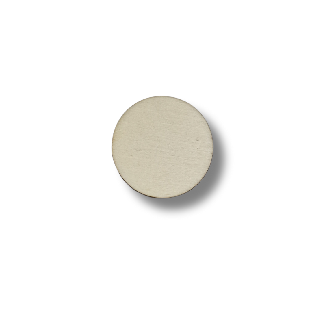 Baza blank din lemn pentru mărțișor - rotund