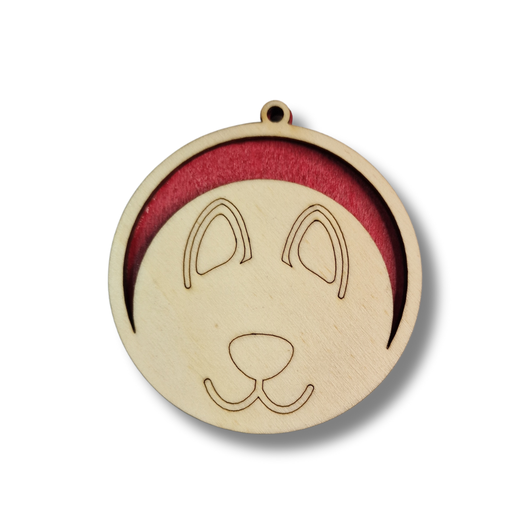 Glob de Crăciun pentru iubitorii de animale - model cățel