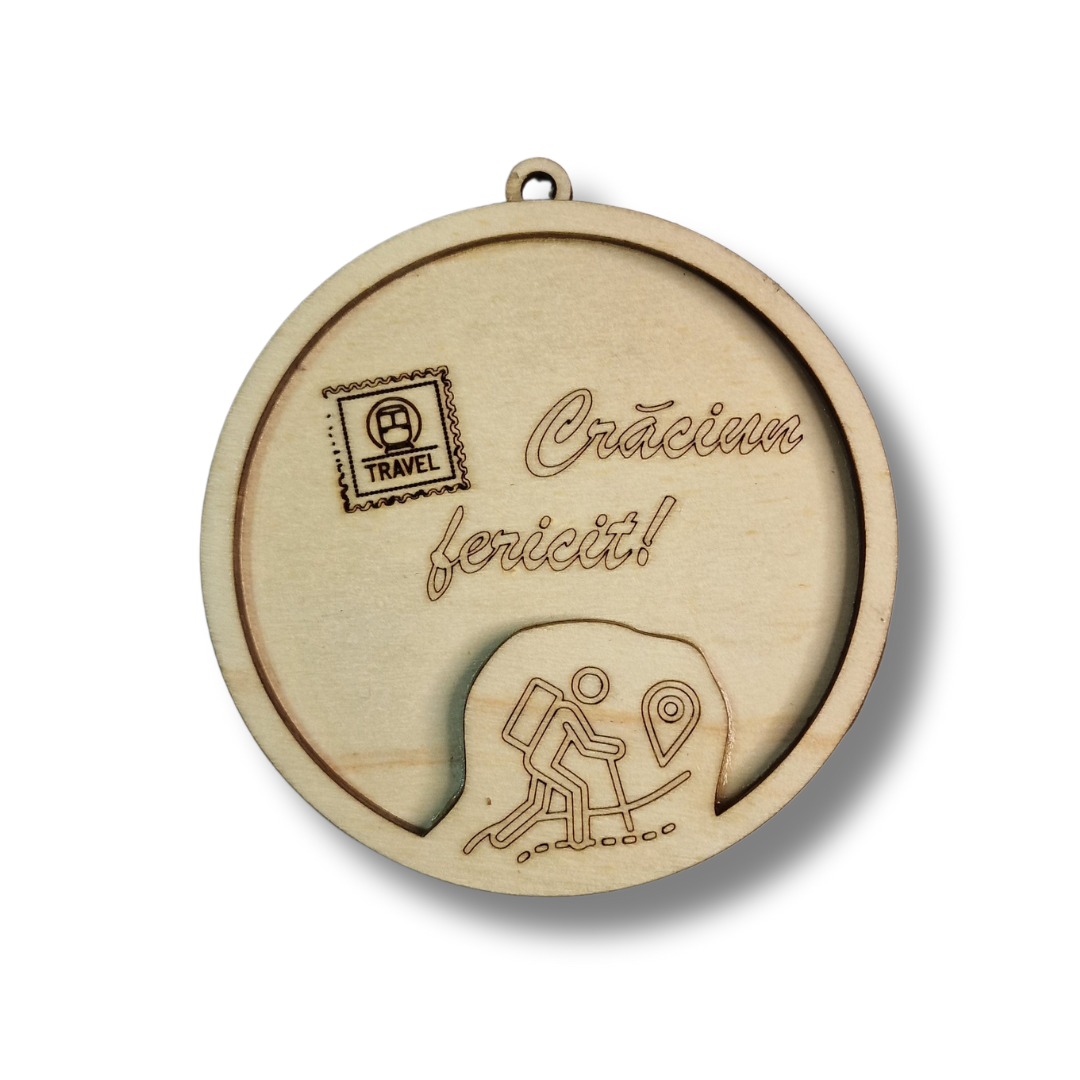 glob de Crăciun pentru drumeție