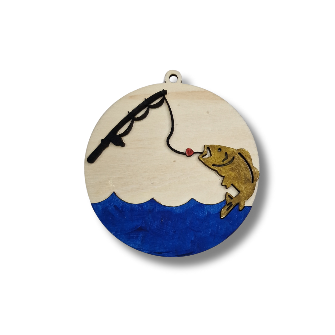 Glob de Crăciun pentru cei pasionați de pescuit