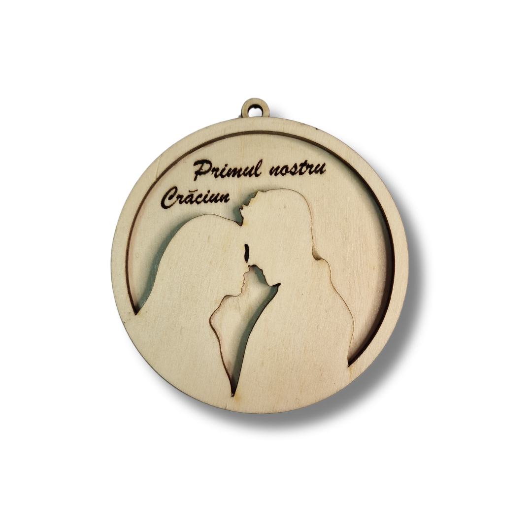 Glob pentru cuplu - "Primul nostru Crăciun"