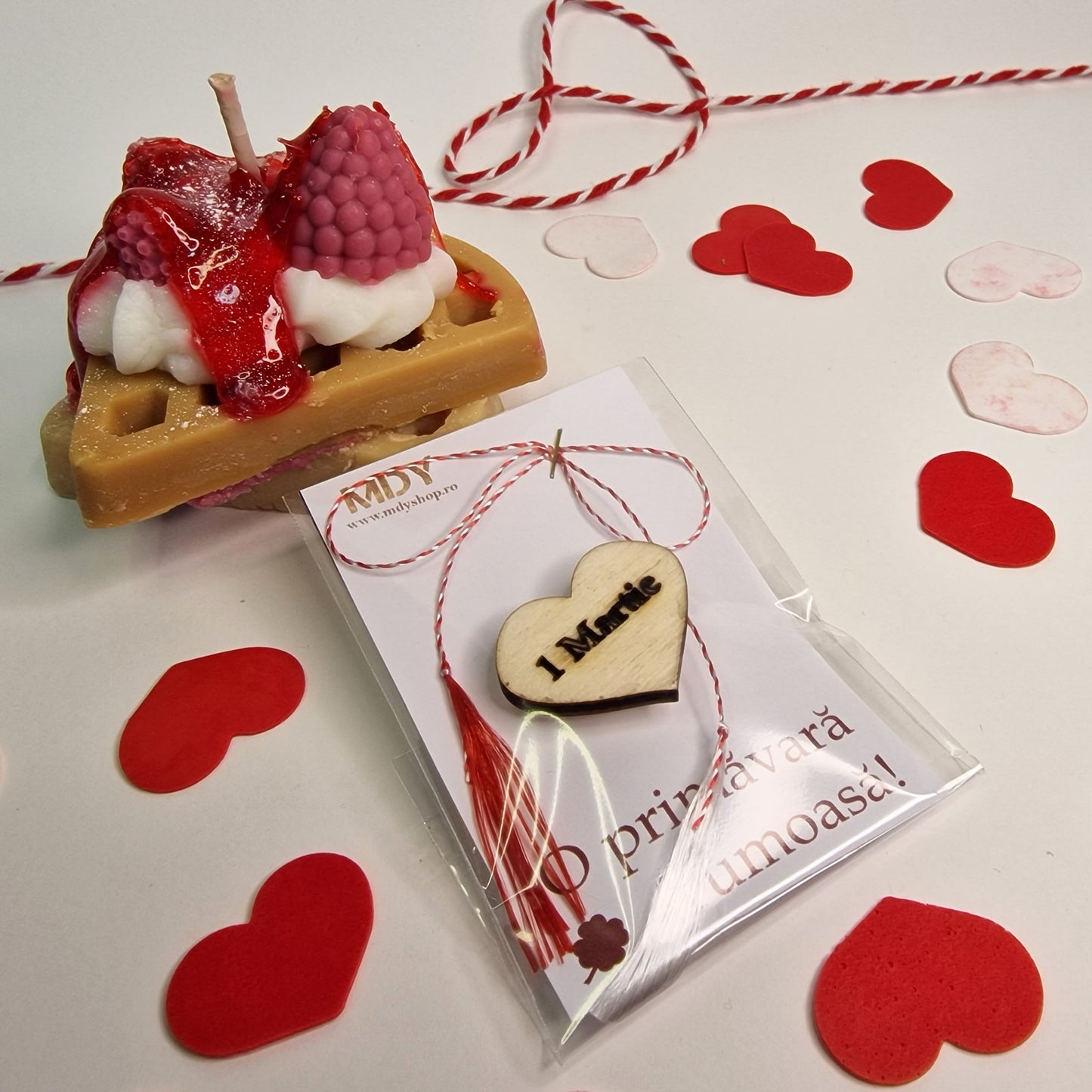 Mărțișor - Inimi diverse modele - MDY Shop