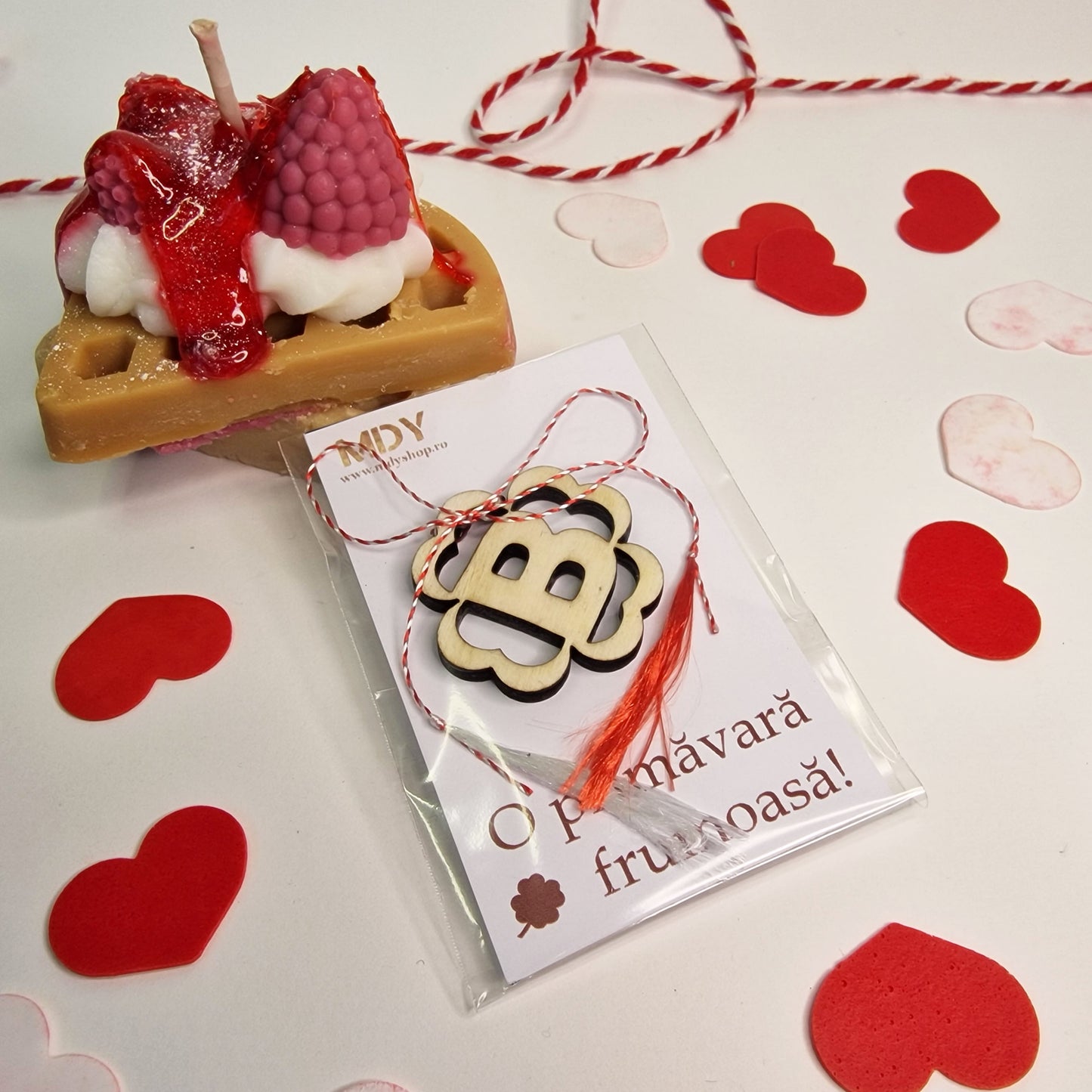 Mărțișor - Trifoi cu Litere - MDY Shop