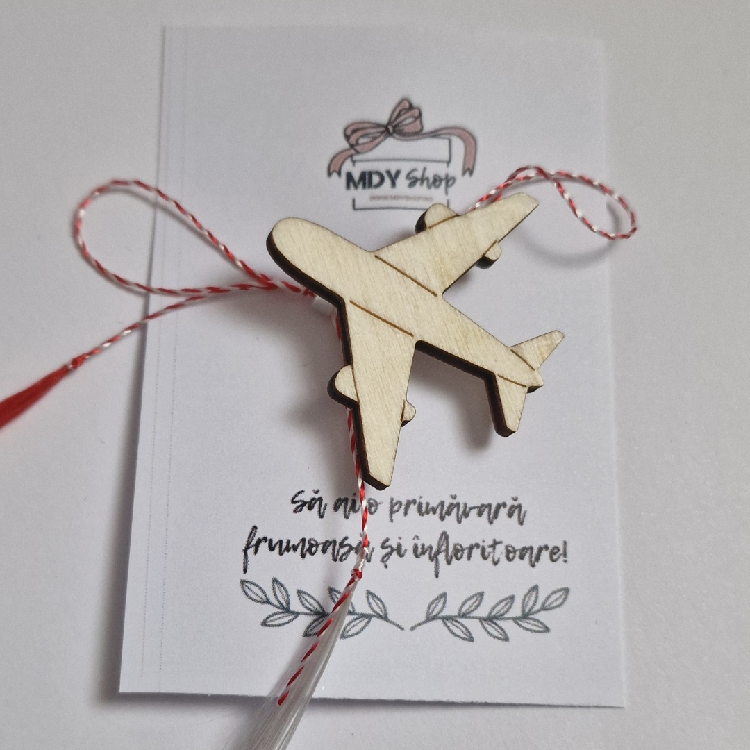  martisor pentru iubitorii de calatorii - avion