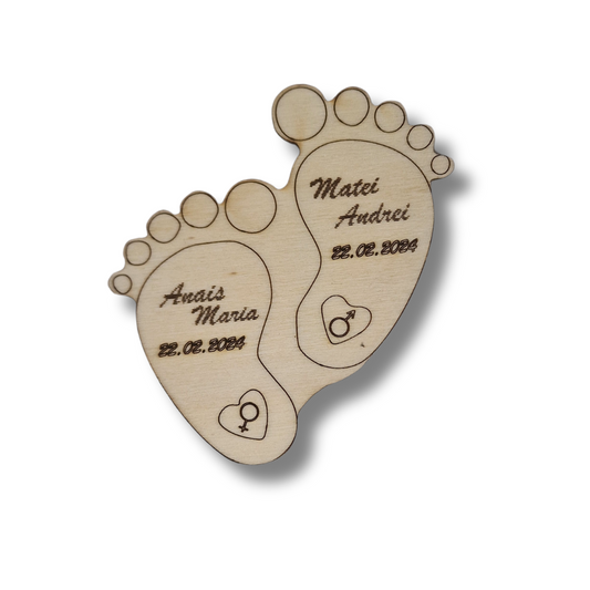 marturie pentru botez personalizata cu nume si data