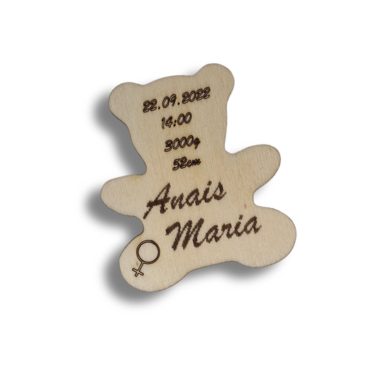 marturie pentru botez personalizata cu nume si data