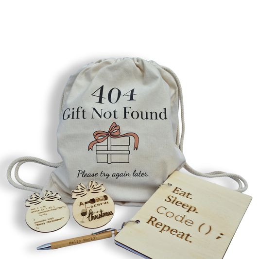Set cadou pentru programatori – „404 Gift Not Found”