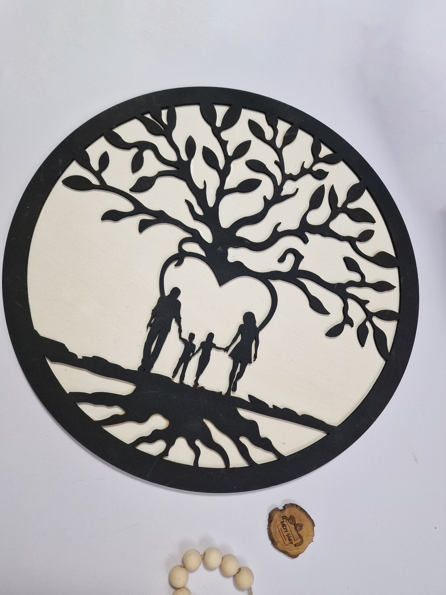 Tablou de Familie Copacul Vieții -  4 membri - MDY Shop