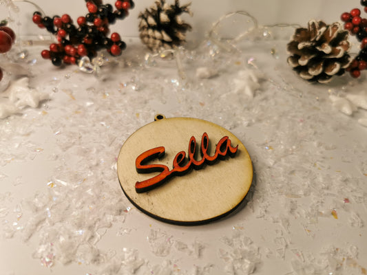 Glob de Crăciun Personalizat cu Nume - MDY Shop