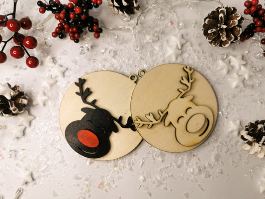 Glob de Crăciun cu Rudolf - MDY Shop