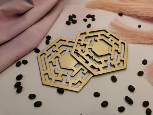 Suport hexagonal pentru cană/pahar